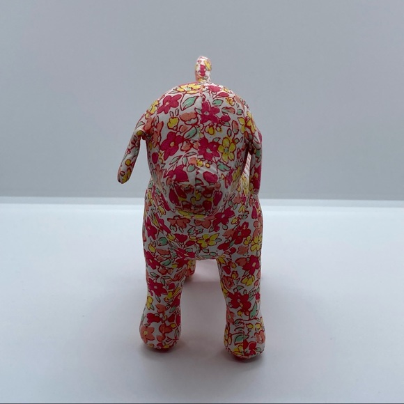 NWT Victoria's Secret PINK Collectable Display Floral Print Stuffed Plush Dog - Picture 4 of 8